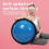 Flameproof Thickened Balance Ball for Adults(Blue) 4
