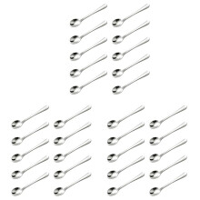 30 Petites Cuillères en Acier Inoxydable pour Pots à Épices, Taille 2,87 Pouces, Jolies Petites Cuillères à Condiments en Acier Inoxydable