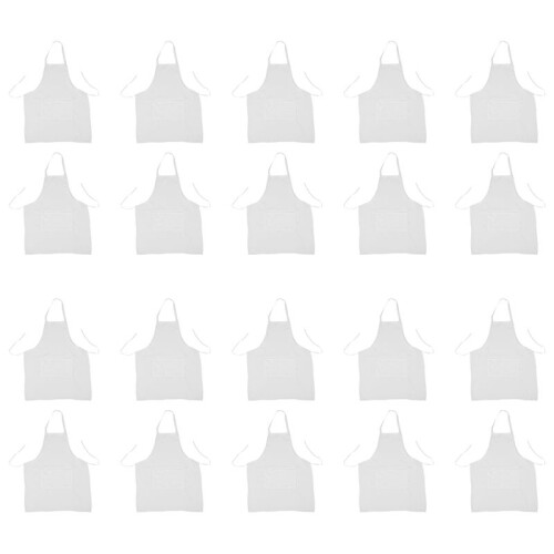 20pcs 73 X 58 cm Apron Cook Kitchen House Restaurant (White) 1