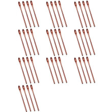 Wood Iced Tea Spoons Small Stirring Spoon Long Handle Cocktail Spoons Wood Wooden Coffee Mixing Spoons 40 Pieces