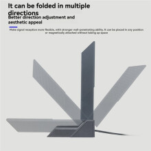For WiFi7 Antenna 2.4G/5G/6G 12DB for MSI/Asrock Gigabit PCI-E WiFi6 WiFi6E Wireless Card Magnetic Antenna 1.2M A