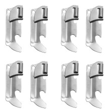 8X Polished Stainless Steel Can Opener Foldable Easy and Manual Strong Practicality for Drinks Wine Foldable Can Opener