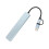 Hub USB-C 8-in-1, alluminio, cavo da 17 cm, argento 9
