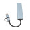 Hub USB-C 8-in-1, alluminio, cavo da 17 cm, argento 13