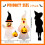 Giant Inflatable Ghost Halloween Yard Decoration (4 ft) 4