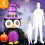 6FT Inflatable Owl Halloween Yard Decoration with LED Lights 5