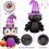 6FT Inflatable Owl Halloween Yard Decoration with LED Lights 6
