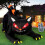 Halloween Inflatable Black Cat with LED Lights 3