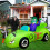 Halloween Inflatable Car Racing with Frank and Ghost 7