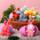 Colorful Plastic Easter Eggs with Mini Plush Toys 4