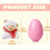 Colorful Plastic Easter Eggs with Mini Plush Toys 5