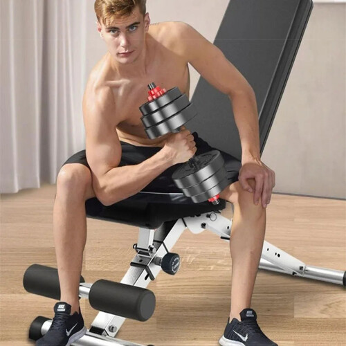 Foldable Multi-Function Dumbbell Bench Set 2