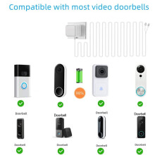 Video Doorbell Special Power Transformer, 18V500MA Ring Doorbell Power Adapter, for Ring, Nest, , Wyze UK PLUG