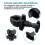 20 Pack Black Refrigerator Clips 617772  Replacement for Refrigerator Service Vent Doors 4