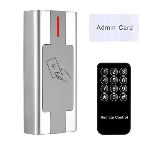 Metal Keypad Waterproof 3000User RFID Card Reader Wiegand Controler for Outdoor Access Control System