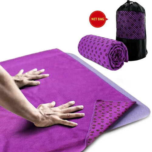 Foldable Non-Slip Yoga Towel Exercise Mat 2