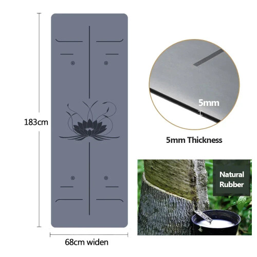 Professional Natural Rubber Yoga Mat 2