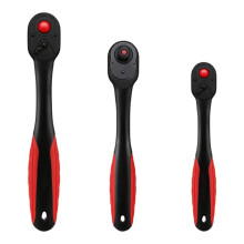 72-Tooth Ratchet Wrench Quick Release Ratchet Handle Reversible 1/4in 3/8in 1/2in Drive Auto Repair Tool Home DIY Tools
