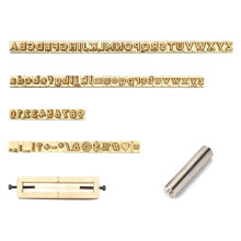 83PCS Brass Stamping Tools Flexible Letters Numbers Alphabets Symbols Characters Molds Leather Metal Stamping Tools