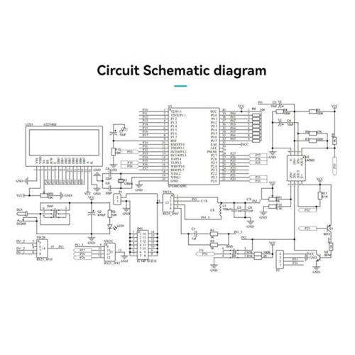 Capacitance Inductance Frequency Measurement Display DIY Electronic Kit PCB DIY Soldering Project Practice Solder