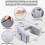 Memory Foam Lap Desk Pillow Ergonomic Laptop Pillow Grey 4