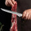 6-Inch Damascus Utility Knife 67-Layer Razor Sharp Boning Knife Black 7