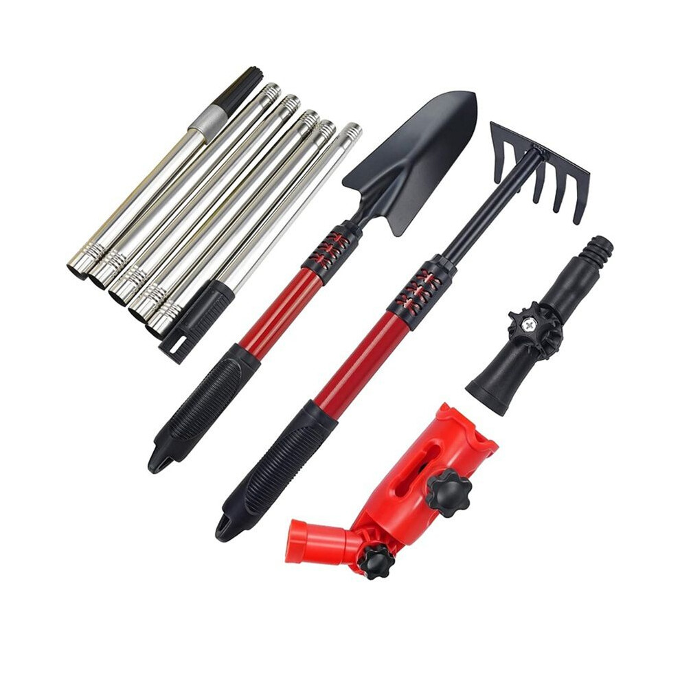 Multipurpose Gutter Cleaning System 2 Adjustable Adapters 5.57Ft Telescopic Poles Suitable For Roof And Ground Cleaning 4713286555534