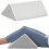 Memory Foam Wedge Pillow Body Positioner for Bedridden Support Grey 4