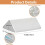 Memory Foam Wedge Pillow Body Positioner for Bedridden Support Grey 5