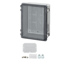 Boîtier de Jonction Étanche IP66 Transparent, Boîtier de Distribution D'Énergie Extérieur en ABS, Boîtier pour Instruments Électroniques
