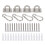 Stainless Square Heavy Duty Ceiling Hook Wall Mounted Hook for Yoga Swings Hammocks Bracket Hardware Tool 1