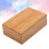 Bamboo Yoga Block for Flexibility & Meditation (Brown) 3