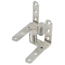 Dobradiças de Porta Giratórias, Dobradiças de Pivô Resistentes Ocultas, Travas de Porta, Dobradiças Ajustáveis para Cima e para Baixo, Móveis