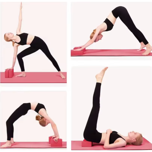 Yoga Blocks EVA Foam Building Cube (Pink) 2