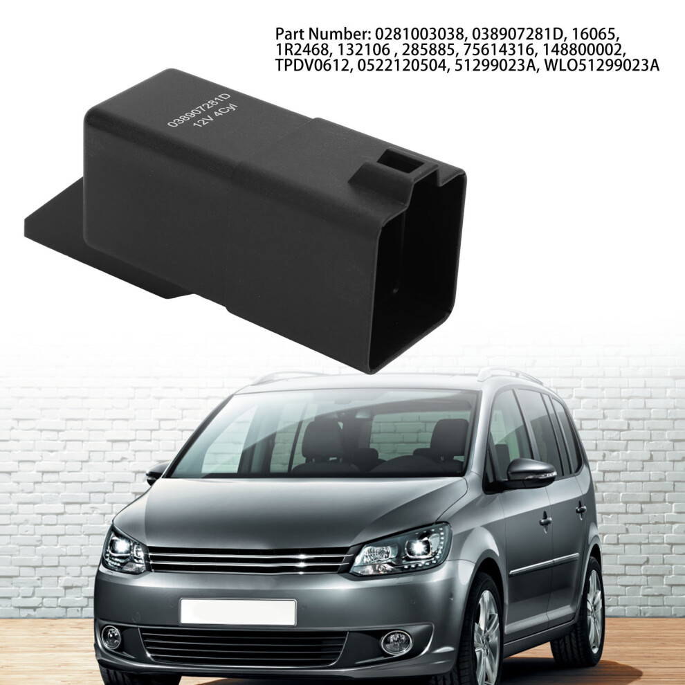 Glow Plug Relay 038907281D 9 Pin Abs 7293282858091