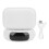 LED Night Light Bluetooth Speaker Alarm Clock with 3-Level Brightness White 2