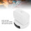 LED Night Light Bluetooth Speaker Alarm Clock with 3-Level Brightness White 3