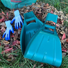 Portable Leaf Hand Rakes Gather Leaves Rubbish Pick Leaf Collector Scoops Grabber Hand Held Collector for Garden