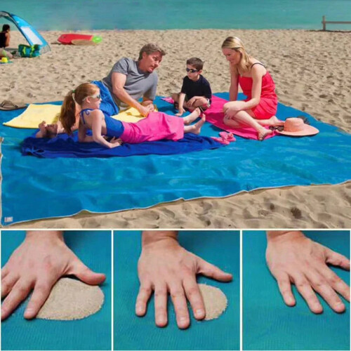 Sandproof Beach Blanket Waterproof Picnic Mat 2