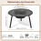 Outdoor Charcoal Grill & Tea Table Set 5