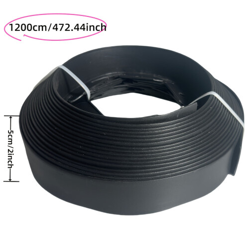 Garden Edging Kit with Nails Black 1