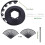 Garden Edging Kit with Nails Black 7