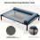 Cooling Raised Dog Bed with Pillow Support 3