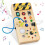 Montessori Busy Board with LED Light for Kids 6