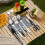 31pcs Stainless Steel Camping Cookware Set Outdoor Kitchen 7