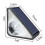 4pack Solar Step Lights for Outside,Solar Stair Lights for Step,Stair,Patio,Yard,Deck,Wall 7