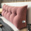 Wedge Floor Cushion with Striped Side Storage 3