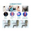Memory Foam Lumbar Support Pillow Ergonomic Back Cushion Black 3