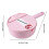 Pink Manual Vegetable Grater – Shred, Chop & Slice with Ease 4