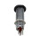 1 Pcs Flat  Chrome Strap Lock & 1 Pcs 1/4 Inch Chrome Cylinder Flush Mount Jack 8
